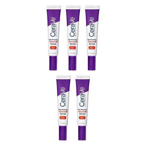 CeraVe Skin Renewing Vitamin C Serum 30mL Pack of 5