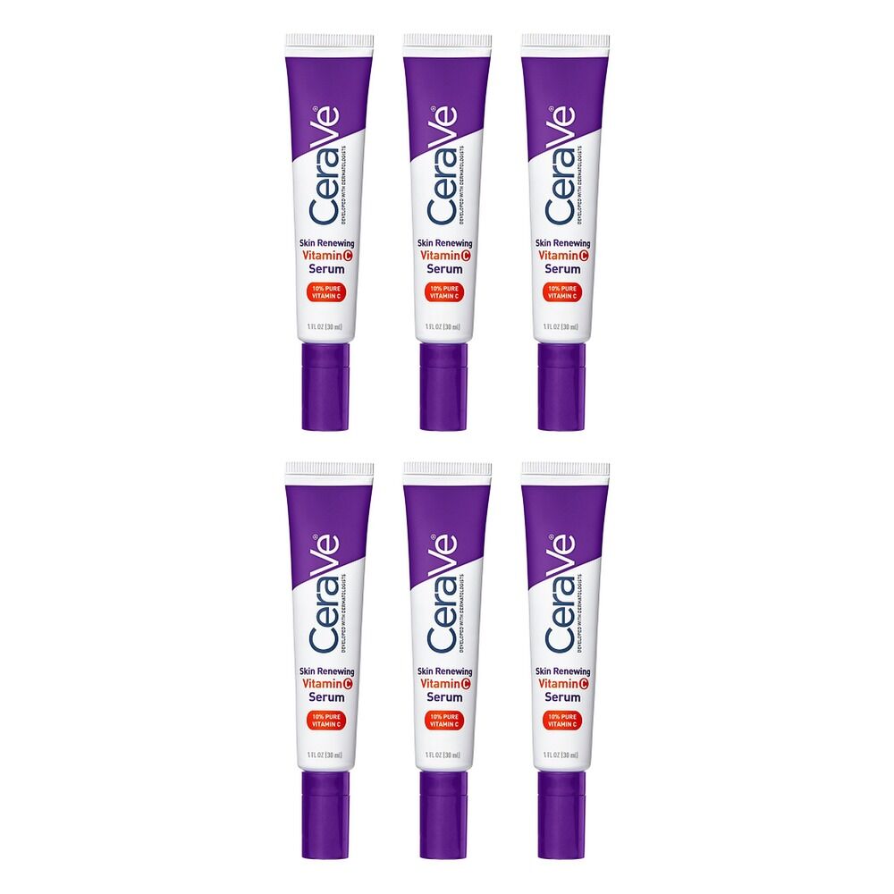 CeraVe Skin Renewing Vitamin C Serum 30mL Pack of 6
