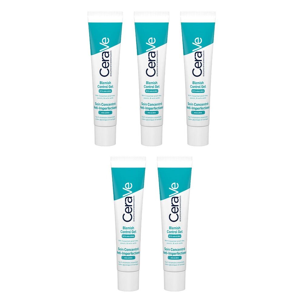 CeraVe Acne Blemish Control Gel 40mL Pack of 5