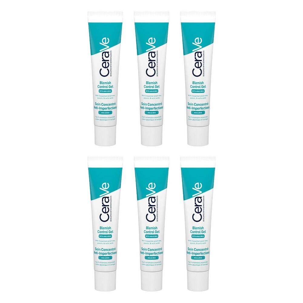 CeraVe Acne Blemish Control Gel 40mL Pack of 6