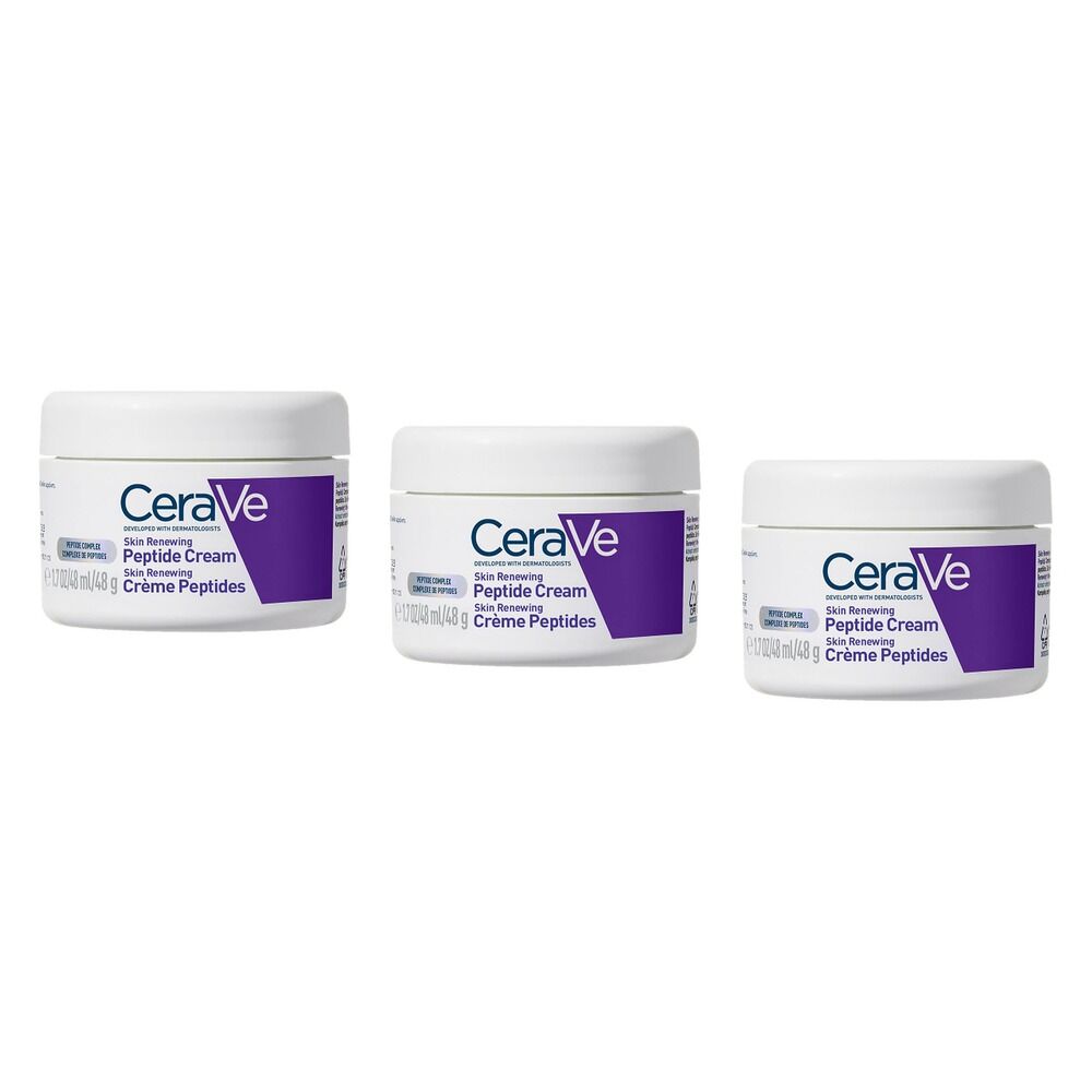 CeraVe Skin Renewing Peptide Cream 48g Pack of 3