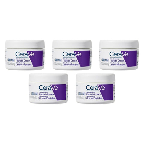CeraVe Skin Renewing Peptide Cream 48g Pack of 5