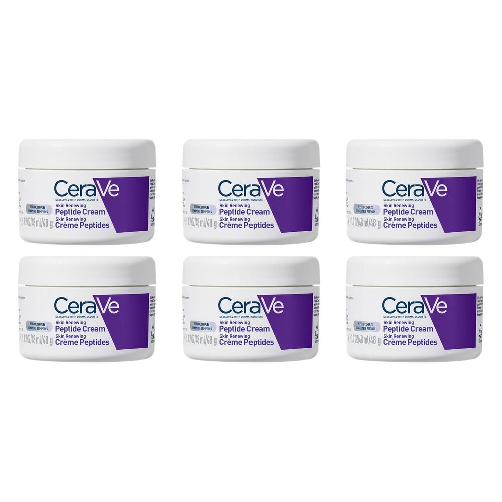 CeraVe Skin Renewing Peptide Cream 48g Pack of 6