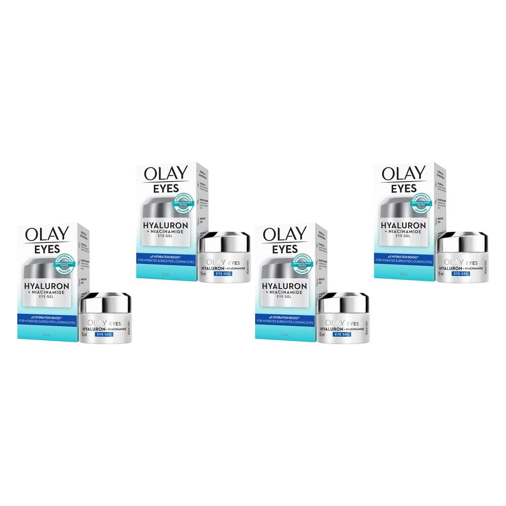 Olay Luminous Hyaluron + Niacinamide Eye Gel 15mL Pack of 4
