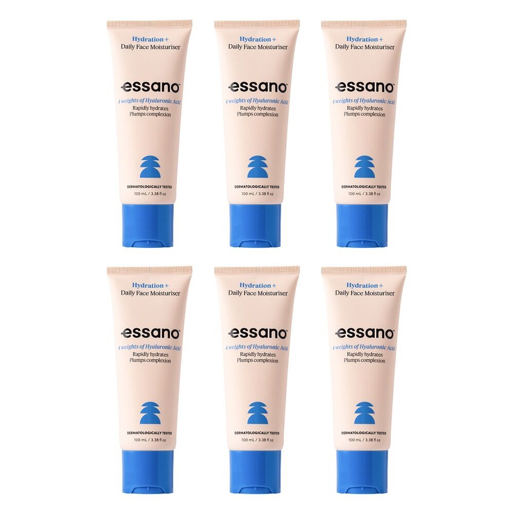 Essano Hydration+ Daily Facial Moisturiser 100mL Pack of 6
