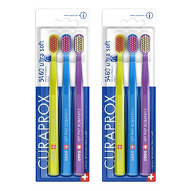 Curaprox Ultra Soft Toothbrush 3 Pack Bundle of 2