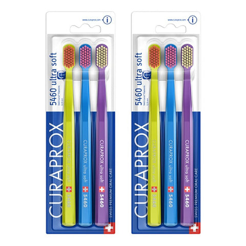 Curaprox Ultra Soft Toothbrush 3 Pack Bundle of 2