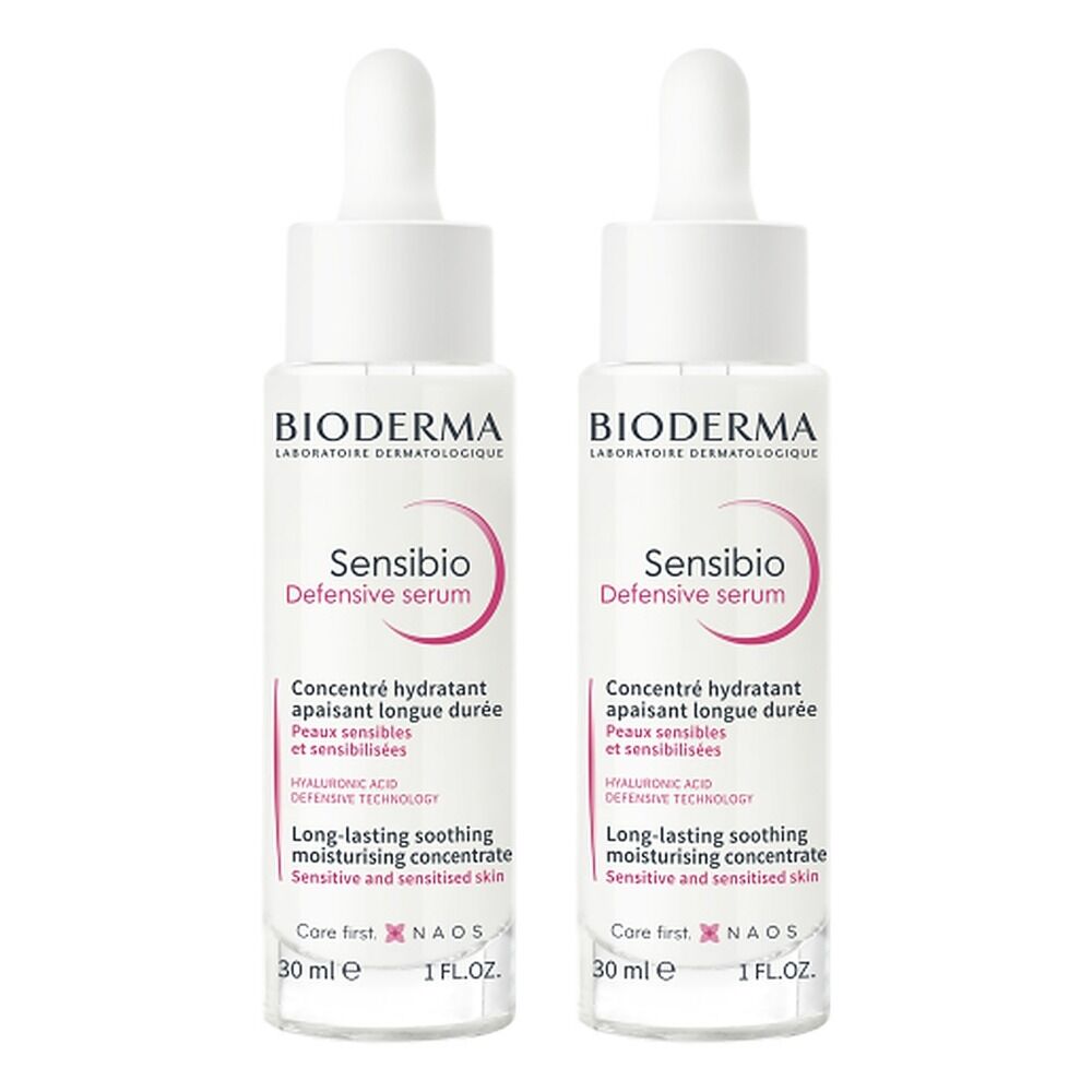 Bioderma Sensibio Soothing Defensive Serum 30mL Pack of 2