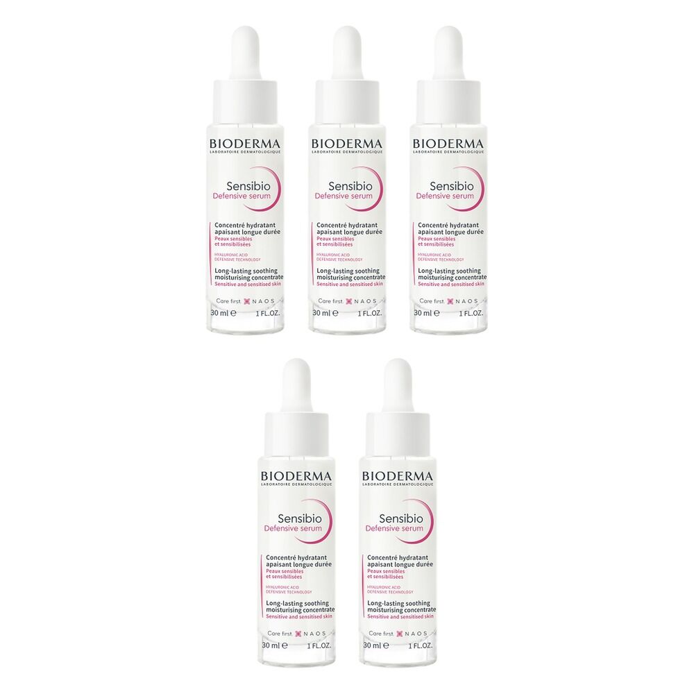 Bioderma Sensibio Soothing Defensive Serum 30mL Pack of 5