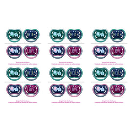 Philips Avent Ultra Air Soother Deco Mixed 18+ Months 2 Pack Bundle of 6