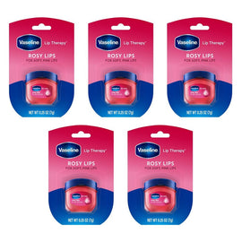 Vaseline Lip Therapy Rosy Lips Tinted Lip Balm 7g x 8 Bundle of 5