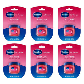 Vaseline Lip Therapy Rosy Lips Tinted Lip Balm 7g x 8 Bundle of 6