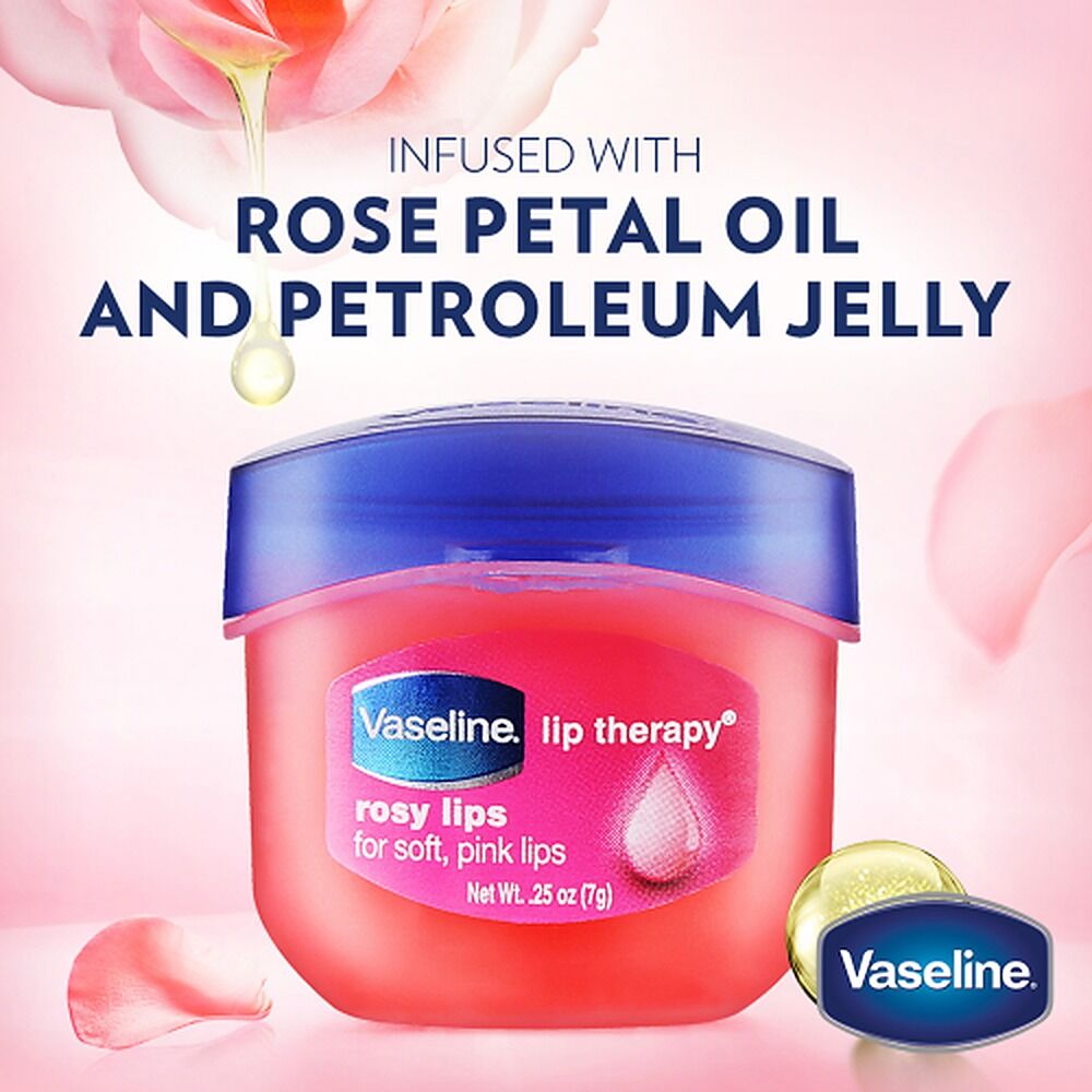 Vaseline Lip Therapy Rosy Lips Tinted Lip Balm 7g x 8
