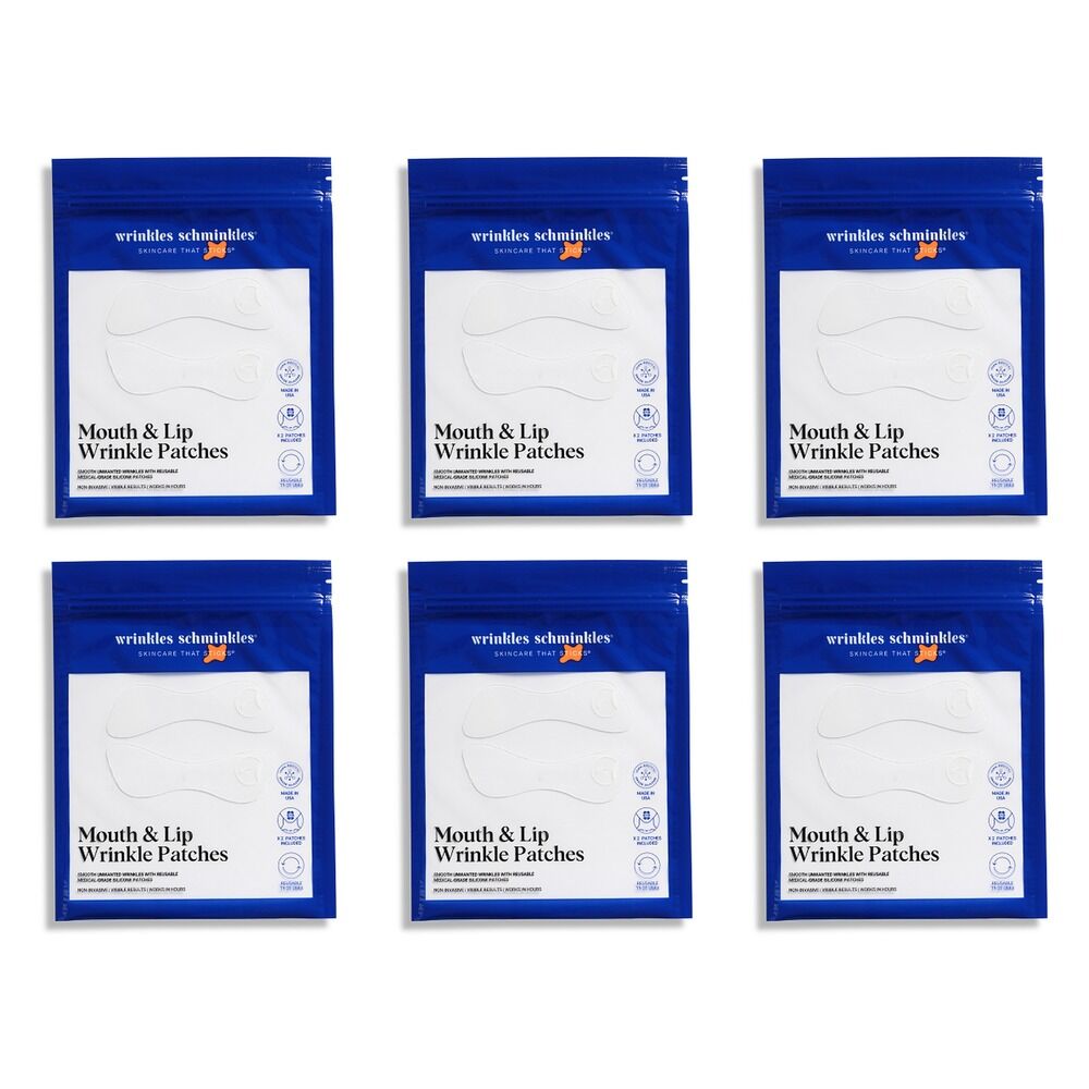 Wrinkles Schminkles Mouth & Lip Wrinkle Patches 2 Patches Pack of 6