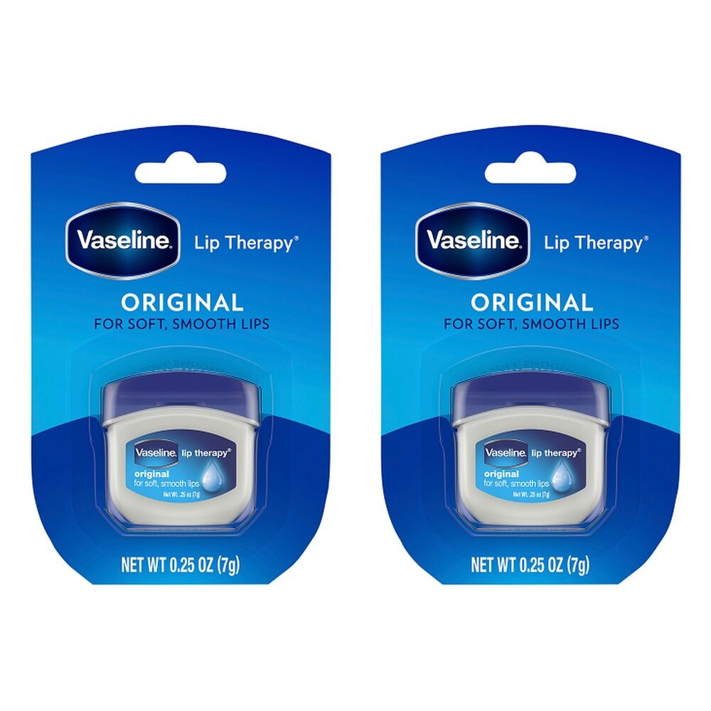 Vaseline Lip Therapy Original Lip Balm 7g x 8 Bundle of 2