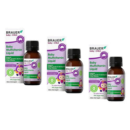 Brauer Baby & Child Multivitamin Liquid 45mL Pack of 3