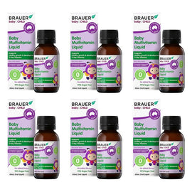 Brauer Baby & Child Multivitamin Liquid 45mL Pack of 6