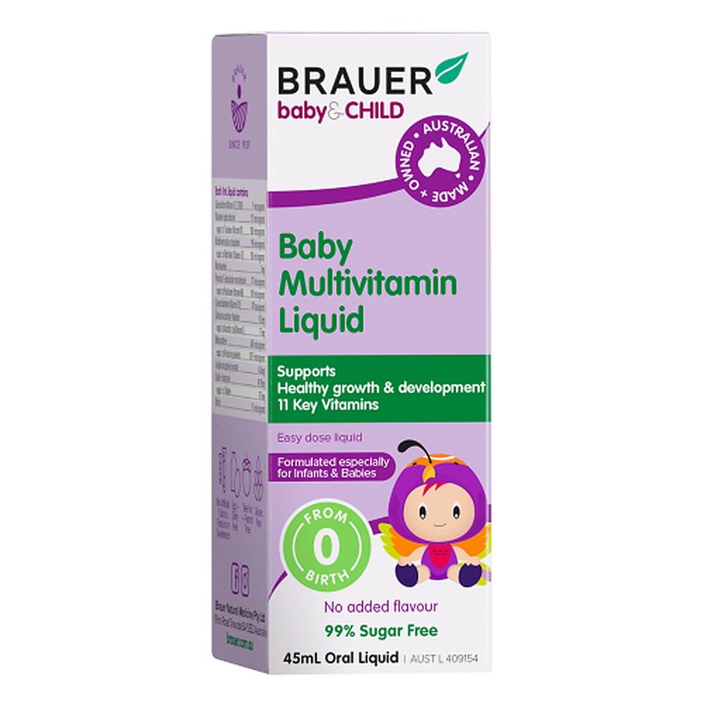 Brauer Baby & Child Multivitamin Liquid 45mL
