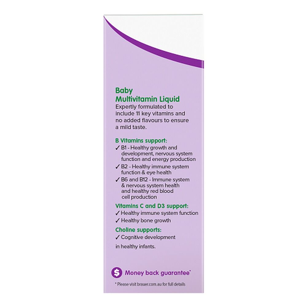 Brauer Baby & Child Multivitamin Liquid 45mL