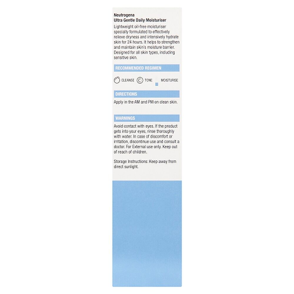 Neutrogena Ultra Gentle Daily Moisturiser Sensitive 100mL x 3