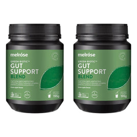 Melrose Health Green Biotic Gut Support Blend Green Apple 195g Pack of 2