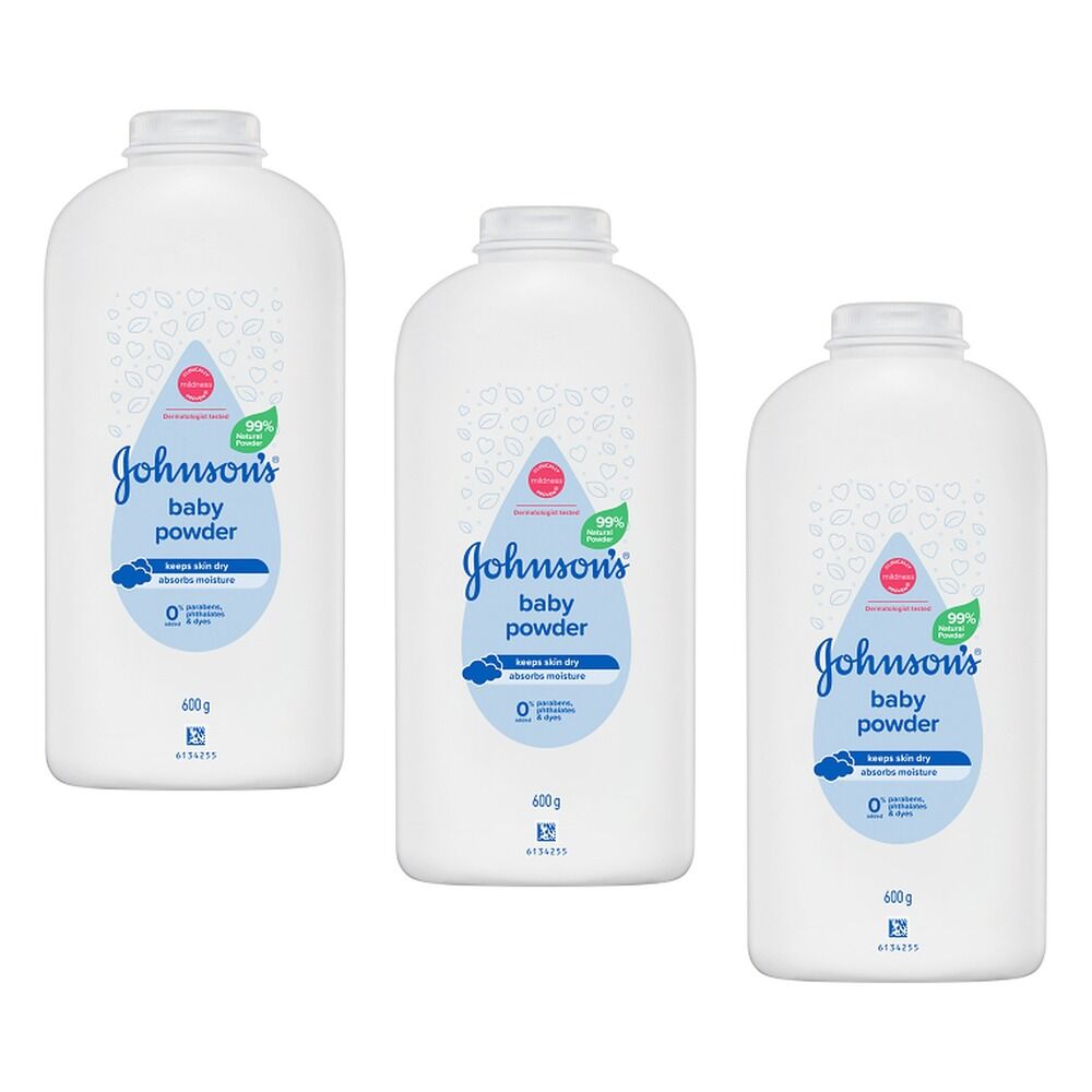 Johnson's Baby Powder 600g x 4 Bundle of 3