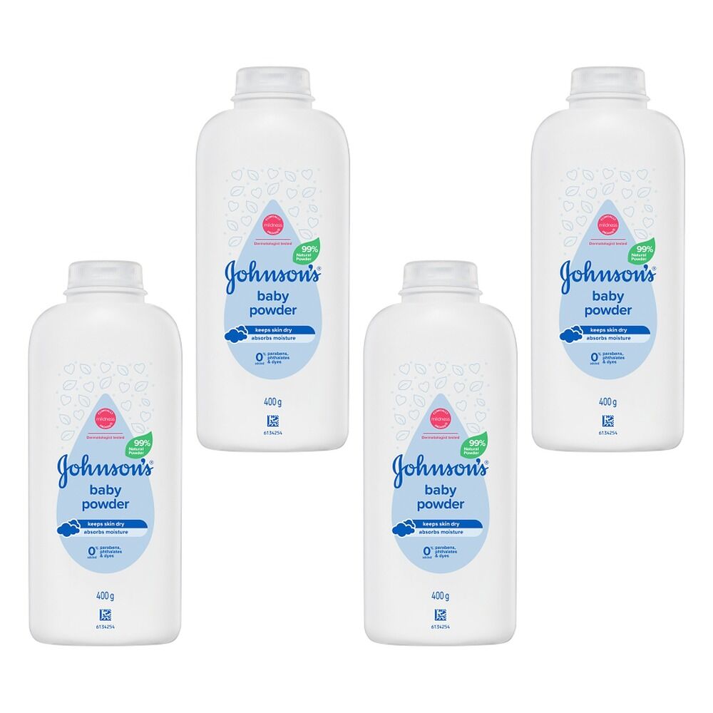 Johnson's Baby Powder 400g x 4 Bundle of 4