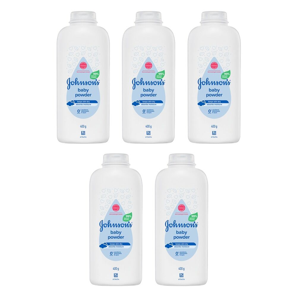 Johnson's Baby Powder 400g x 4 Bundle of 5