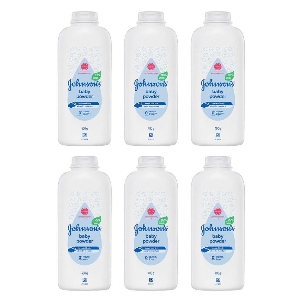 Johnson's Baby Powder 400g x 4 Bundle of 6