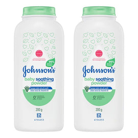 Johnson's Baby Soothing Powder 200g x 4 Bundle of 2