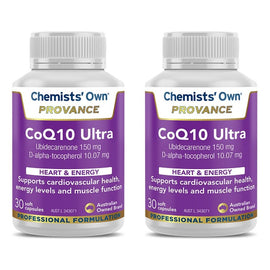 Chemists' Own Provance CoQ10 Ultra 30 Capsules Pack of 2