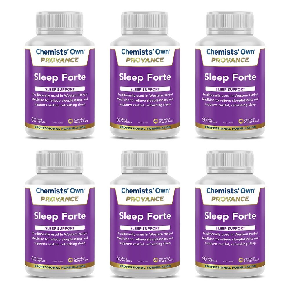 Chemists' Own Provance Sleep Forte 60 Capsules Pack of 6