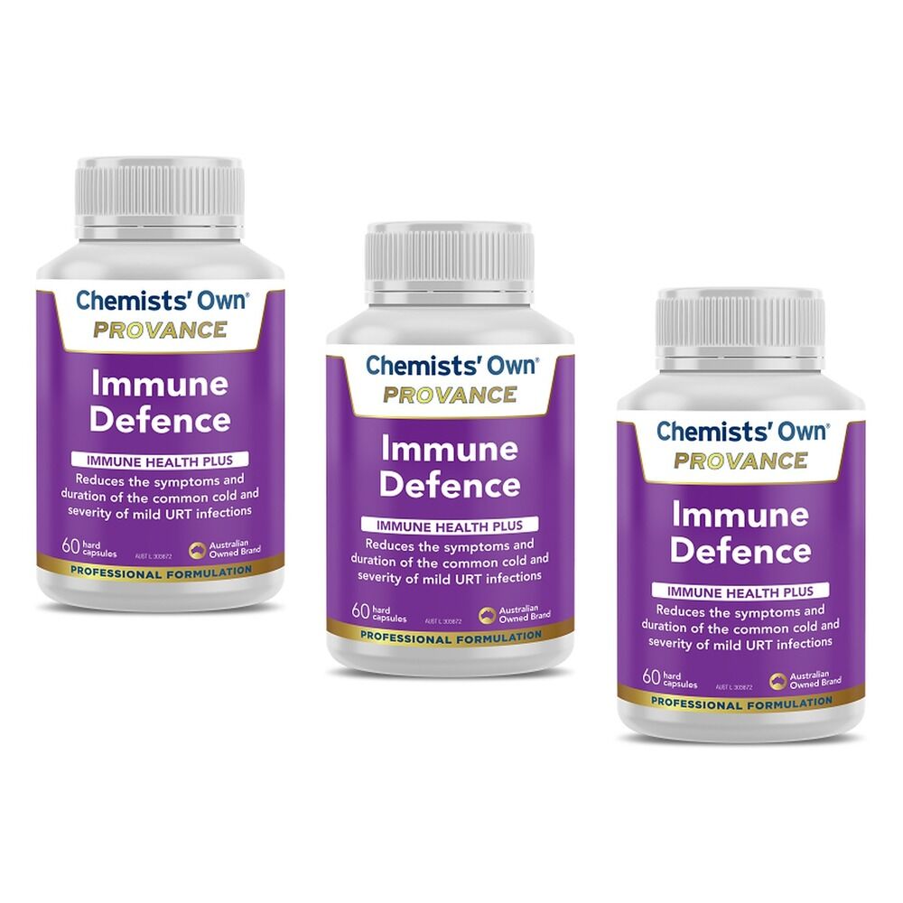 Chemists' Own Provance Immune Defence 60 Capsules Pack of 3
