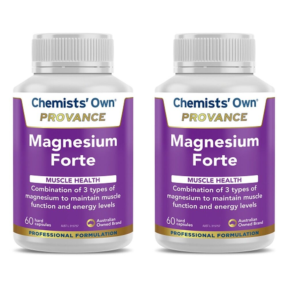 Chemists' Own Provance Magnesium Forte 60 Capsules Pack of 2