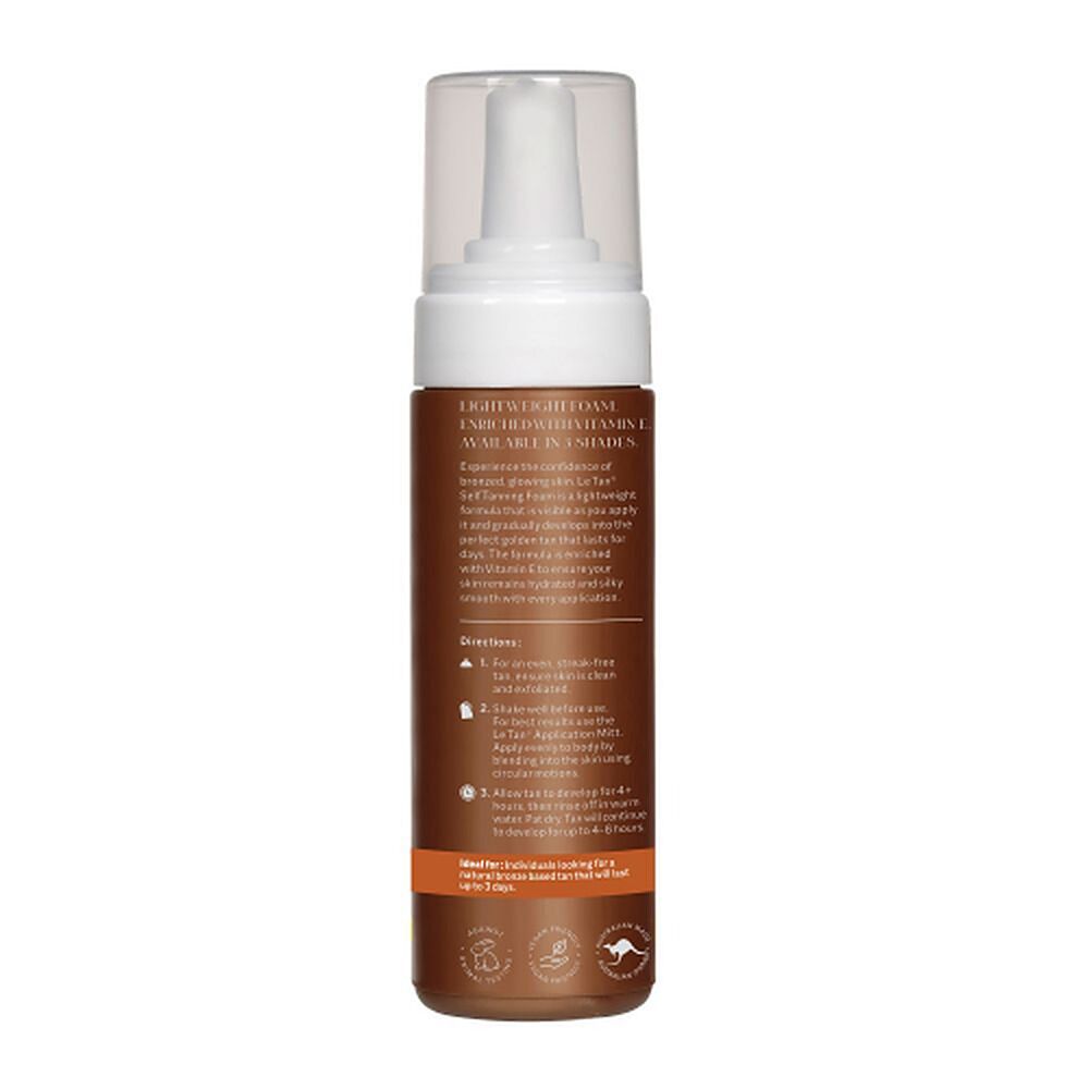 Le Tan Classic Tan Self Tanning Foam Medium Dark 180mL
