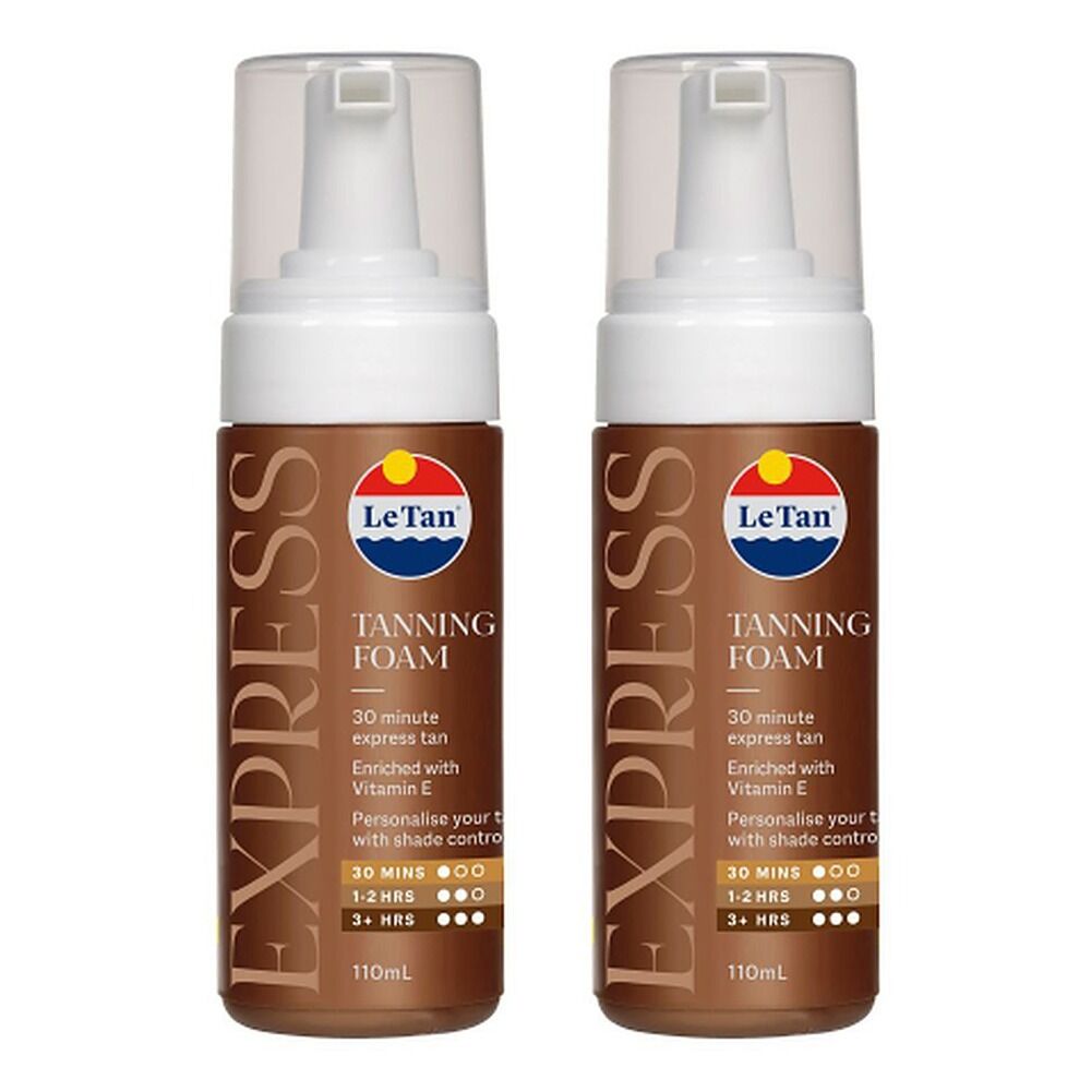 Le Tan Classic Express Tanning Foam 110mL Pack of 2