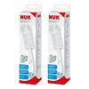 Nuk 2-in-1 Flexible Bottle and Teat Brush Mint Pack of 2
