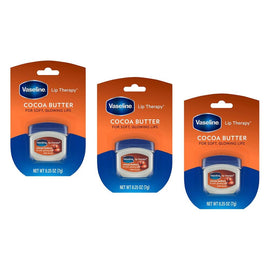Vaseline Lip Therapy Cocoa Butter Lip Balm 7g Pack of 3