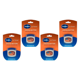 Vaseline Lip Therapy Cocoa Butter Lip Balm 7g Pack of 4