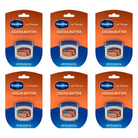 Vaseline Lip Therapy Cocoa Butter Lip Balm 7g Pack of 6