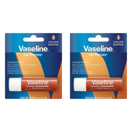 Vaseline Lip Therapy Cocoa Butter Lip Balm 4.8g Pack of 2