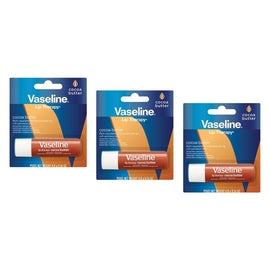 Vaseline Lip Therapy Cocoa Butter Lip Balm 4.8g Pack of 3