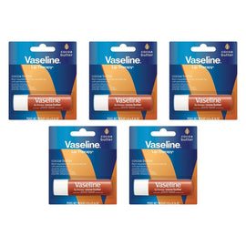 Vaseline Lip Therapy Cocoa Butter Lip Balm 4.8g Pack of 5