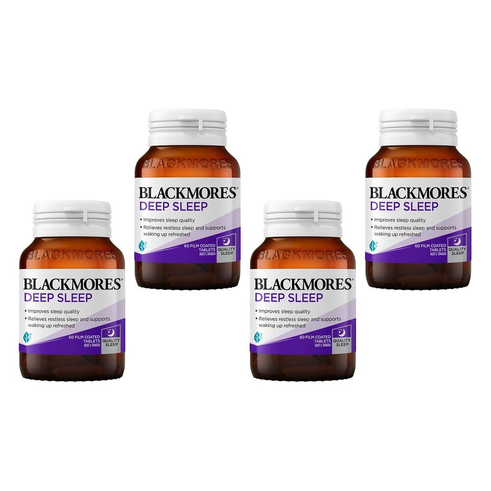 Blackmores Deep Sleep 60 Tablets Pack of 4