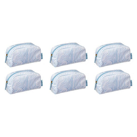 Femme Beaute Small Clutch Blue Abstract Pack of 6