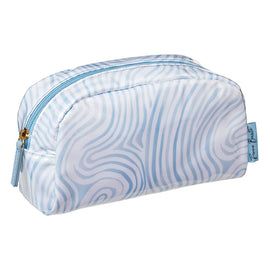 Femme Beaute Small Clutch Blue Abstract