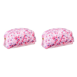 Femme Beaute Small Clutch Pink Floral Pack of 2