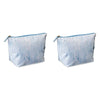 Femme Beaute Large Pouch Blue Abstract Pack of 2