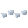 Femme Beaute Large Pouch Blue Abstract Pack of 4