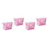 Femme Beaute Large Pouch Pink Floral Pack of 4